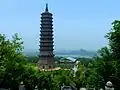 Vue générale du stupa