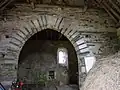 Arc entre le transept sud et la nef