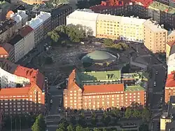 Vue aérienne.