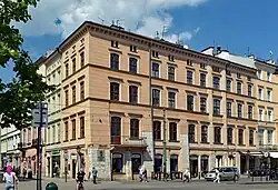 22 rue Grodzka (1 place Dominikański) Immeuble où est née Helena Modrzejewska