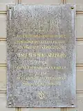 Plaque en hommage à la 2e&nbsp;DB.