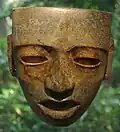 Masque en serpentine, du IIIe au VIe&nbsp;siècle.
