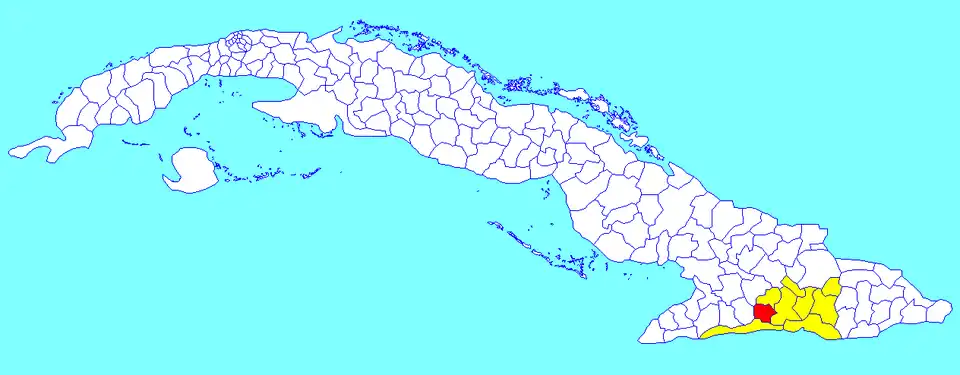 Municipalité de Tercer Frente dans la province de Santiago de Cuba