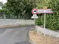 Entrée de Terny-Sorny du côté de la D 1.