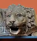 Lion Grec, terre cuite, Delphes, Ve&nbsp;siècle&nbsp;av. J.-C.
