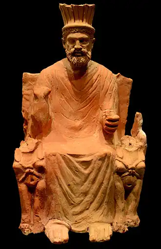 Ba'al Hammon de Thinissut datant du Ier&nbsp;siècle.