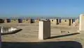 La terrasse du bordj. Alger en arrière-plan