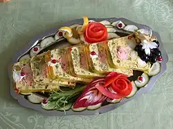 Terrine à base de saumon.