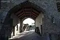 Entrée du corps de ferme du vieux château.