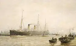 peinture représentant le Teutonic