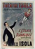Affiche pour « L'éclair diabolique » (vers 1893-1894)