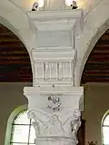 Chapiteau et console du 2e&nbsp;pilier du sud.
