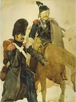 Retour de Russie ou La Retraite de Russie (vers 1818), Paris, École nationale supérieure des beaux-arts.