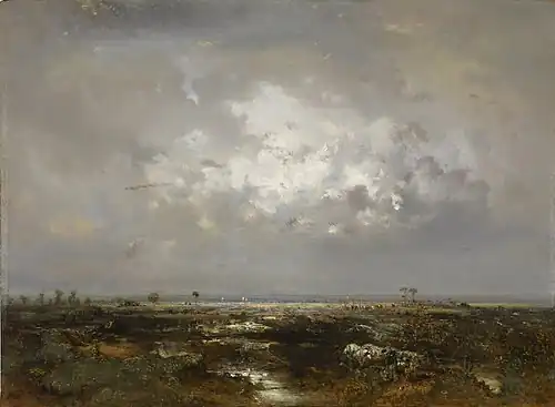 Un marais dans les Landes, après 1844,Walters Art Museum, Baltimore.