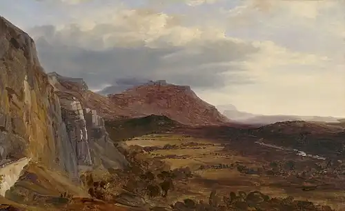 Vue de Salève près de Genève, Théodore Rousseau, 1834, Art Institute of Chicago.