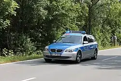 BMW Série 5 Touring de la police
