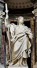 La Sculpture de Jude (Jude l'Apôtre) dans la Basilique Saint-Jean-de-Latran