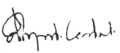 Signature de Khuek-rit Pramotคึกฤทธิ์ ปราโมช