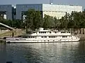 Péniche Thalassa, port de Javel-Bas.