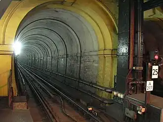 Le tunnel en 2005.