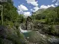 Crystal Mill, station de compression construite à la fin du XIXe&nbsp;siècle.