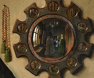 Jan van EyckDétail desÉpoux Arnolfini, 1434