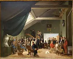 L'Atelier du peintre (1826), Madison, Chazen Museum of Art.