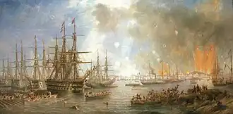 The Bombardment of Sveaborg, 9 August 1855 (1855)