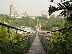 Sunway Lagoon Suspension Bridge.