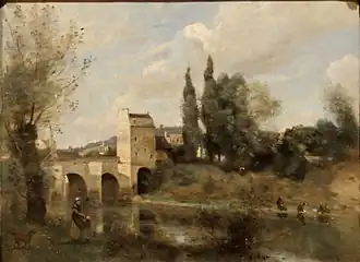 Le Pont de Mantes, 1868-1870Musée Calouste-Gulbenkian, Lisbonne.