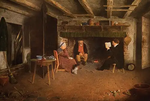 La Visite du Pasteur (ca. 1854)Wolverhampton Art Gallery