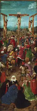 La Crucifixion, Jan van Eyck, 1426, Metropolitan Museum of Art, New York.