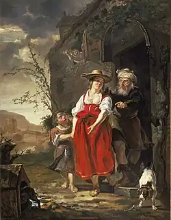 Abraham renvoie Hagar1653-1654Musée municipal de Leyde
