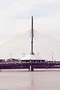 Le restaurant de l'Esplanade Riel à Winnipeg