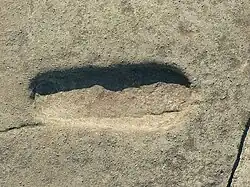 L'empreinte de pied