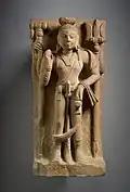 Le dieu hindou Shiva, IIIe&nbsp;siècle de notre ère. Mathura ou Ahicchatra.