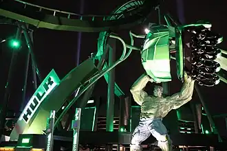 Entrée de l'attraction en 2019.