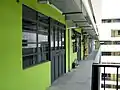 Studios à l'intérieur du centre d'art