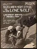 Publicité dans Exhibitors Herald pour la rediffusion du film en 1921