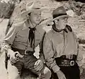 Avec Donald Barry (à g.), dans The Man from the Rio Grande&nbsp;(en) (1943, photo promotionnelle)