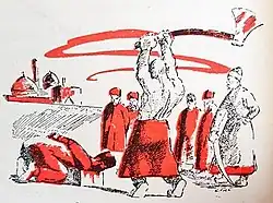 Description d'une exécution a Gurganj après la victoire mongole