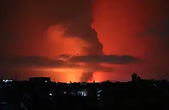 Image illustrative de l’article Éruption du Nyiragongo en 2021