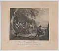 Les Mangeurs d'huîtres, gravure (1778) de G. Texier et Jacques-Philippe Le Bas, MET.