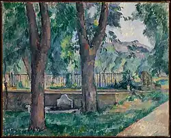 Vue d’un bassin, Metropolitan Museum of Art de New York.