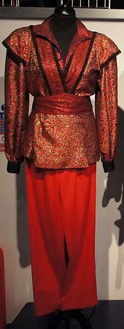 Costume de la Rani, une Dame du Temps renégate et ennemie du Docteur.