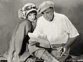 Nena Quartaro et James Cruze (photo de tournage)