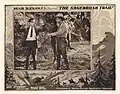 Au centre, dans The Sagebrush Trail (1922, poster promotionnel)