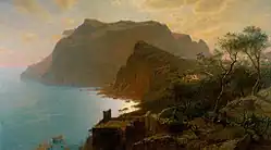 Le bord de mer à Capri, 1875