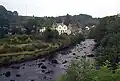 La Shannon juste en amont du pont.