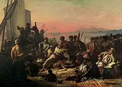 La Traite des esclaves, vers 1833.